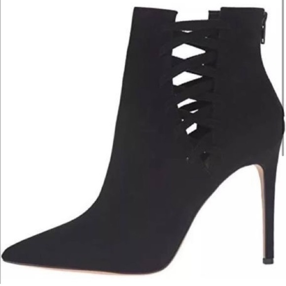 Aldo Ankle Tuxedo Black Booties - Picture 7 of 7